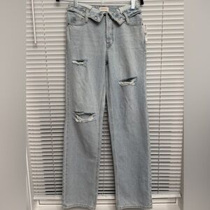 PacSun Light Blue 90s Boyfriend Ripped Jeans 23